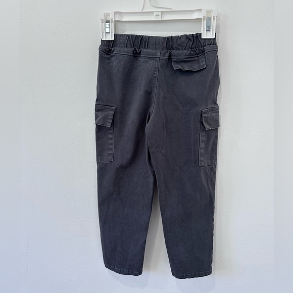 Grayson Mini Boys Twill Cargo Jogger Charcoal Grey Pants - 4t - Picture 13 of 13
